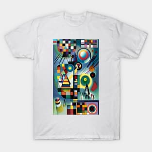 Circle and Square Geometry T-Shirt